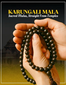 Buy Authentic Karungali Mala Online: 108 Ebony Wood Beads